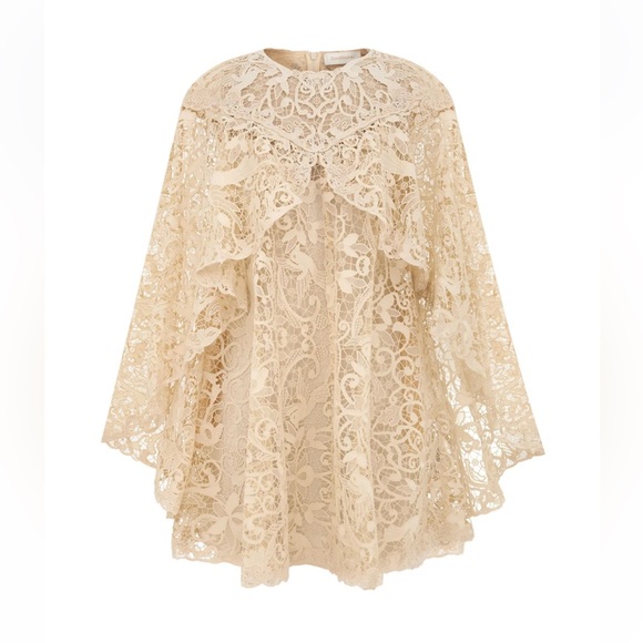 Zimmermann Memento Bird Lace Mini Dress - Picture 2 of 2